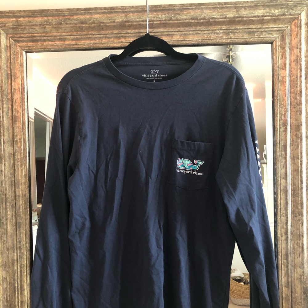 Navy Vineyard Vines Shirt
